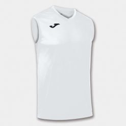Koszulka do koszykówki męska Joma Combi bez rękawów. Białe koszulki sportowe męskie Joma, m, bez wzorów, z meshu, bez kołnierzyka, bez ramiączek, do koszykówki. Za 122.50 zł.