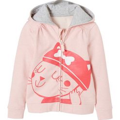 Bluza w kolorze jasnoróżowym. Czerwone bluzy dla niemowląt Vertbaudet Girls, bez wzorów, bez ramiączek, bez kaptura. W wyprzedaży za 49.95 zł.