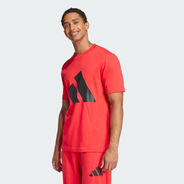 Koszulka Essentials Big Logo. Czarne koszulki sportowe męskie Adidas, s, bez wzorów, z bawełny, bez kołnierzyka, bez ramiączek, na fitness i siłownię. Za 129.00 zł.