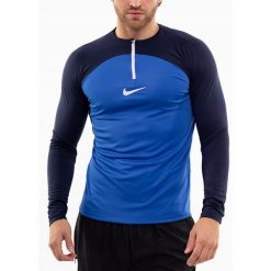 Bluza Męska Nike Academy Rozpinana Zamek 1/4 Sportowa Treningowa r. XL. Niebieskie bluzy męskie Nike, m, bez wzorów, z kapturem. Za 156.00 zł.
