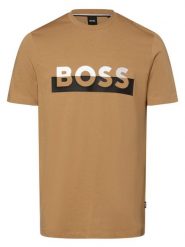 BOSS T-shirt Mężczyźni Bawełna brązowy, XXL. Brązowe t-shirty męskie Boss, m, bez wzorów, z bawełny, bez kołnierzyka. Za 449.95 zł.