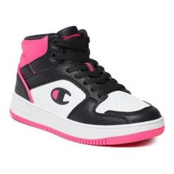 Buty do chodzenia damskie Champion Rebound 20 Mid. Białe obuwie sportowe damskie Champion, bez wzorów, z materiału, trekkingowe. Za 147.39 zł.