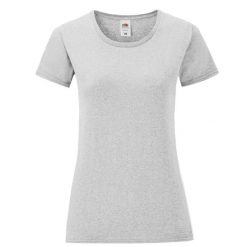 Kultowa Koszulka Damska. Szare koszulki sportowe damskie Fruit of the Loom, xl, bez wzorów, sportowe, bez kołnierzyka. Za 37.99 zł.