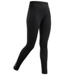 Legginsy termoaktywne do narciarstwa biegowego damskie Inovik XC S 100. Czarne bielizna termoaktywna damska INOVIK, s, bez wzorów, z elastanu, narciarskie. Za 99.99 zł.