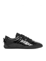 Adidas Sneakersy C-GRAND COURT LO GIRLS J KI3063 Czarny. Czarne buty sportowe dziewczęce Adidas, bez wzorów, ze skóry, bez zapięcia. Za 199.99 zł.