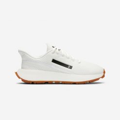 Buty sportowe damskie Decathlon KLNJ Be Geared Up. Białe obuwie sportowe damskie Decathlon, bez wzorów, z kauczuku, trekkingowe. Za 99.99 zł.