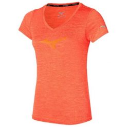 Koszulka do biegania damska Mizuno Impulse Core RB Tee. Brązowe koszulki sportowe damskie Mizuno, s, bez wzorów, z materiału, bez kołnierzyka, bez ramiączek, do biegania. Za 73.99 zł.