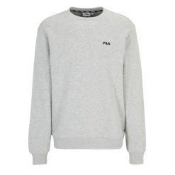 Bluza męska FILA Brustem Crew Sweat. Szare bluzy męskie Fila, m, bez wzorów, bez kaptura. Za 139.99 zł.