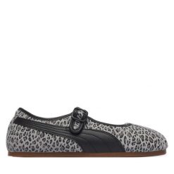 Baleriny Puma. Szare baleriny damskie Puma, bez wzorów, bez obcasa. Za 279.99 zł.