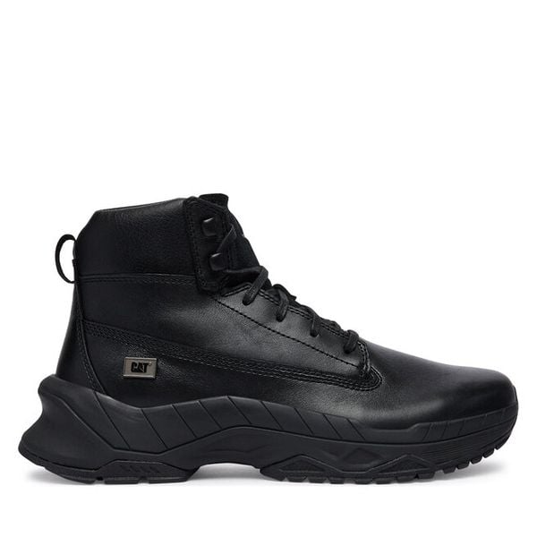 Trzewiki CAT Footwear. Czarne botki męskie CAT Footwear, bez wzorów, bez zapięcia. Za 619.99 zł.
