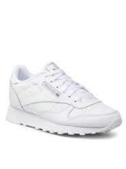 Reebok Sneakersy Classic Leather GZ6097 Biały. Białe buty sportowe dziewczęce Reebok, bez wzorów, ze skóry, bez zapięcia. Za 179.99 zł.