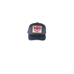 Damska czapka typu trucker Superdry. Czarne czapki i kapelusze damskie Superdry., bez wzorów, klasyczne. Za 148.85 zł.