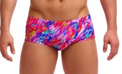 Kąpielówki Funky Trunks Blow In - trunki męskie. Brązowe kąpielówki męskie FUNKY TRUNKS, l, bez wzorów, z materiału, na fitness i siłownię. Za 159.00 zł.