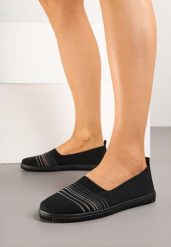Czarne Tenisówki z Ozdobnymi Paskami Loroti. Czarne trampki i tenisówki damskie Born2be, bez wzorów, z jeansu, klasyczne, bez zapięcia. Za 39.99 zł.