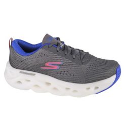 Buty do biegania damskie, Skechers Go Run Swirl Tech. Szare obuwie sportowe damskie Skechers, bez wzorów, do biegania. Za 219.99 zł.