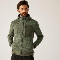 Bluza męska rozsuwana z kapturem Alven. Zielone bluzy męskie Regatta, m, bez wzorów, z dzianiny, z kapturem. W wyprzedaży za 229.99 zł.
