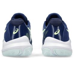 Damskie buty do tenisa Asics Gel-Challenger 14 Clay. Niebieskie obuwie sportowe damskie Asics, bez wzorów, z materiału, tenisowe. Za 479.99 zł.