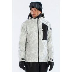 Kurtka Męska Snowboardowa SURFANIC STX 10.000 Orion WhiteMap. Białe kurtki męskie Surfanic, na zimę, m, bez wzorów, sportowe, bez kaptura. Za 1,199.99 zł.