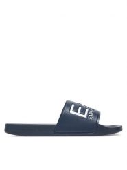 EA7 Emporio Armani Klapki 7X000108 AF15118 BA045 Granatowy. Niebieskie klapki męskie EA7 Emporio Armani, z tworzywa sztucznego. Za 139.99 zł.