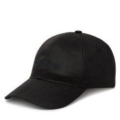Czapka z daszkiem Calvin Klein. Czarne czapki i kapelusze męskie Calvin Klein, bez wzorów. Za 119.99 zł.