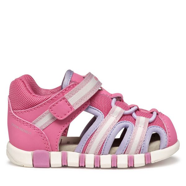 Sandały Geox. Czerwone sandały dziewczęce Geox, bez zapięcia. Za 139.99 zł.