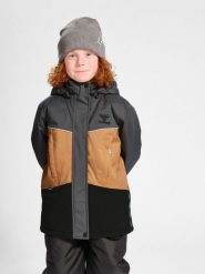 Kurtka chłopięca Hummel hmlCONRAD. Szare kurtki i płaszcze dla chłopców Hummel, na jesień, bez wzorów, z materiału, eleganckie, bez kaptura. Za 298.50 zł.