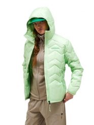 Kurtka Peak Performance damska Elevate Liner Hood Jacket zielona - XS. Zielone kurtki damskie Peak Performance, l, bez wzorów, z materiału, bez kaptura, narciarskie. Za 1,059.00 zł.