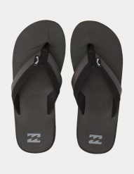 Japonki plażowe męskie Billabong All Day Impact. Czarne klapki męskie Billabong, z materiału, sportowe. Za 129.99 zł.