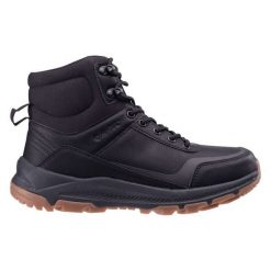 Buty Hi-Tec Arktur Mid 92800622368 czarne. Czarne trekkingi męskie trekkingowe. Za 357.98 zł.
