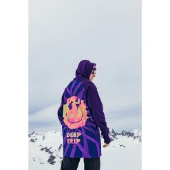 Bluza outdoorowa z kapturem męska DEEP TRIP Mood softshell. Fioletowe bluzy męskie DEEP TRIP, m, bez wzorów, z softshellu, z kapturem, snowboardowy. Za 499.00 zł.