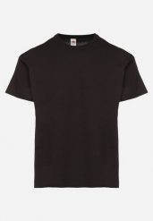 Czarna Bawełniana Koszulka T-shirt w Stylu Basic Malorisa. Czarne t-shirty męskie Born2be, l, bez wzorów, z bawełny, eleganckie, bez kołnierzyka. Za 34.99 zł.