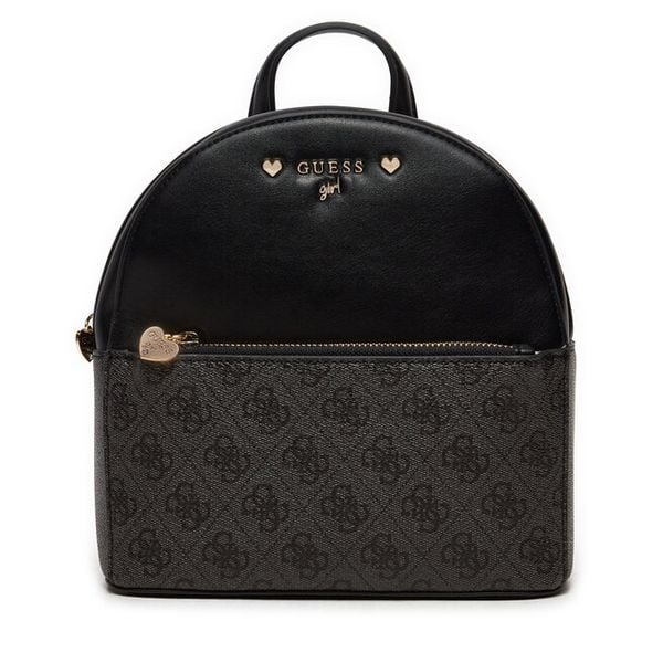 Plecak Guess. Czarne plecaki damskie Guess, z aplikacjami. Za 209.99 zł.
