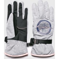 Roxy - Rękawiczki. Czerwone rękawiczki damskie Roxy, z materiału. Za 189.90 zł.