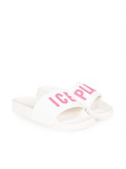 Ice Play Klapki | RIBERA001 | Kobieta | Turkusowy. Niebieskie klapki damskie Ice Play, bez wzorów, eleganckie, bez obcasa. W wyprzedaży za 169.00 zł.