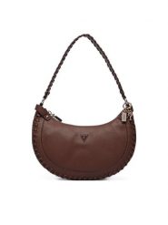 Guess Torebka Petra HWBG97 50010 Brązowy. Brązowe torebki do ręki damskie Guess, z aplikacjami, ze skóry, bez dodatków. Za 584.99 zł.