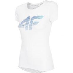 Koszulka treningowa damska TSDF302A - biały. Koszulki sportowe damskie marki 4f. Za 69.99 zł.