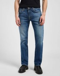 MESKIE SPODNIE JEANSOWE LEE DAREN ZIP FLY STAN 112370531. Spodnie materiałowe męskie Lee, l, bez wzorów, z jeansu. Za 219.99 zł.