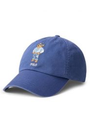 Polo Ralph Lauren Czapka z daszkiem 710A13276001 Niebieski. Niebieskie rękawiczki męskie Polo Ralph Lauren, bez wzorów, z bawełny. Za 518.99 zł.