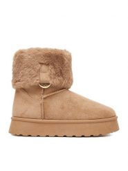 DeeZee Śniegowce CEO-CS6367-04 Beżowy. Brązowe buty zimowe dziewczęce DeeZee, z materiału, bez zapięcia. Za 119.99 zł.