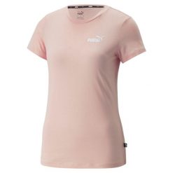 T-shirt z krótkim rękawem damski Puma ESS+ EMBROIDERY. Czerwone t-shirty damskie Puma, s, bez wzorów, casualowe, bez kołnierzyka. Za 97.90 zł.