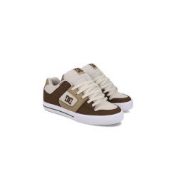 Skórzane buty dla Mężczyzn PURE Brązowy. Brązowe buty sportowe męskie DC Shoes, z materiału, bez zapięcia. Za 339.99 zł.