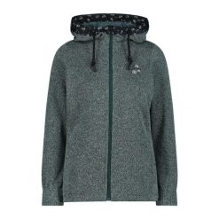 Damska techniczna bluza z kapturem CMP. Szare bluzy damskie CMP, m, bez wzorów, z kapturem. Za 347.45 zł.