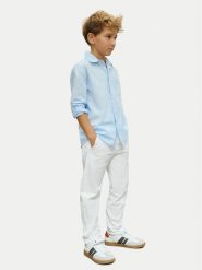 Mayoral Chinosy 530 Écru Slim Fit. Spodnie materiałowe dla chłopców Mayoral, bez wzorów, z bawełny. Za 139.99 zł.