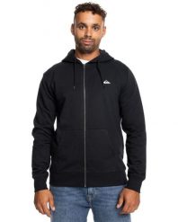 Bluza na zamek BASIC ZIP Mężczyźni. Czarne bluzy męskie Quiksilver, m, bez wzorów, z bawełny, z kapturem. Za 219.99 zł.