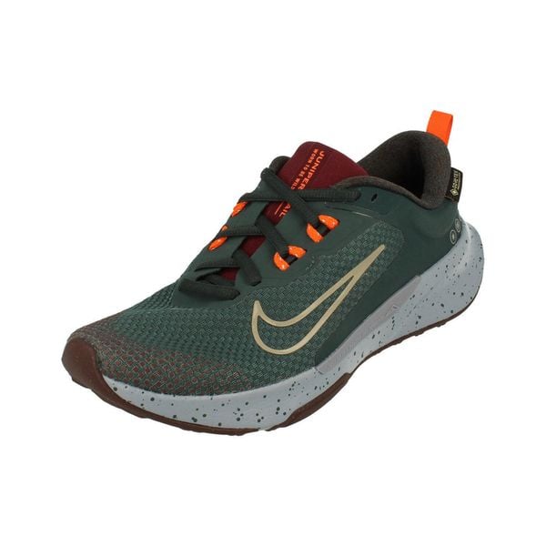 Buty do chodzenia damskie Nike Juniper Trail 2 Gtx. Zielone obuwie sportowe damskie Nike, bez wzorów, z materiału, do biegania. Za 396.00 zł.