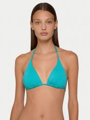 Guess Góra od bikini E6GJ30 MC040 Niebieski. Niebieskie bikini damskie Guess, xl, z aplikacjami. Za 269.99 zł.