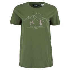 Koszulka Damska Filandra VX Wild Adventures. Zielone koszulki sportowe damskie Regatta, xl, bez wzorów, sportowe, bez kołnierzyka. Za 41.99 zł.
