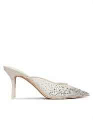 Aldo Klapki Mera 14241569 Biały. Białe klapki damskie Aldo, bez wzorów, z materiału, bez obcasa. Za 419.99 zł.