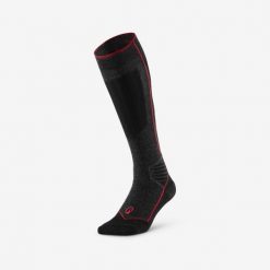 Skarpety narciarskie dla dorosłych Wedze 900 Merino Wool z wełną merynosa. Czarne skarpety damskie WED'ZE, bez wzorów, z elastanu. Za 79.99 zł.
