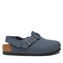 Sandały Birkenstock. Niebieskie sandały chłopięce Birkenstock, bez zapięcia. Za 319.99 zł.
